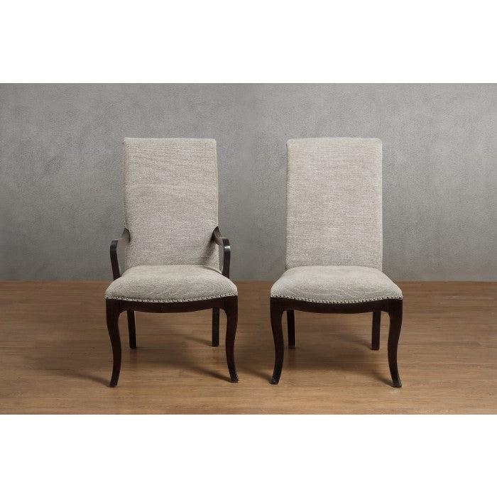 Savion Espresso Dining Arm Chair