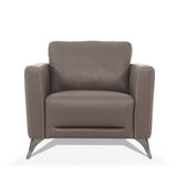 Malaga Taupe Leather Chair