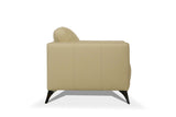 Malaga Cream Leather Chair