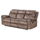 Zubaida Two Tone Chocolate Velvet Sofa