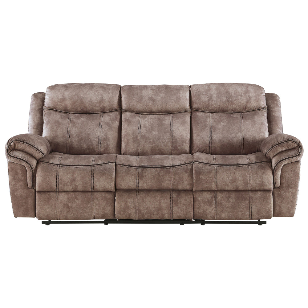 Zubaida Two Tone Chocolate Velvet Sofa