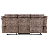 Zubaida Two Tone Chocolate Velvet Sofa