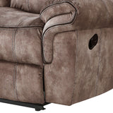 Zubaida Two Tone Chocolate Velvet Sofa