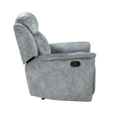 Mariana Silver Gray Fabric Recliner