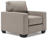 Greaves Sofa Chaise, Chair, and Ottoman