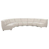 Charlotte Ivory 8-Piece Upholstered Modular Sectional Sofa