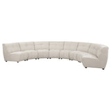 Charlotte Ivory 8-Piece Upholstered Modular Sectional Sofa