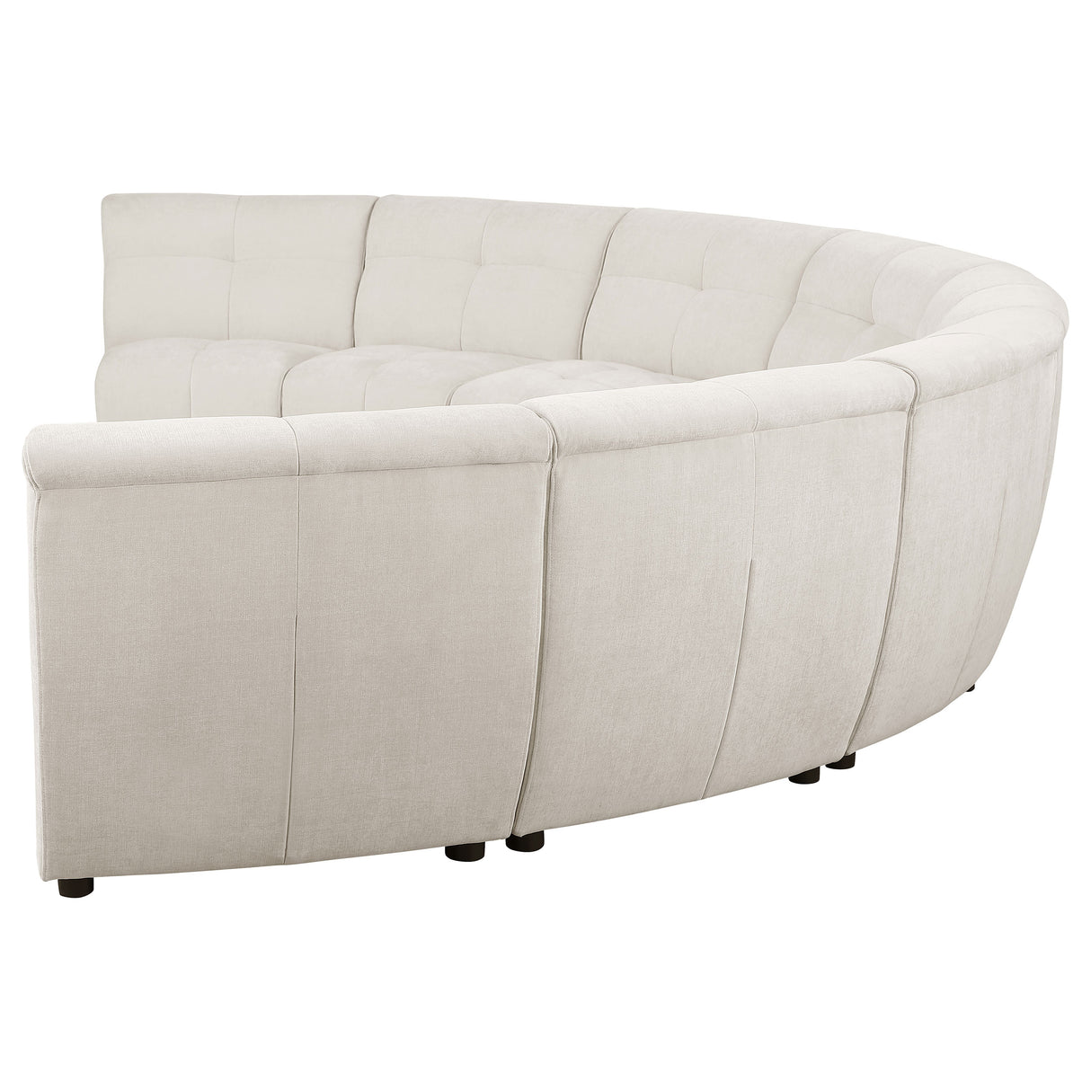 Charlotte Ivory 8-Piece Upholstered Modular Sectional Sofa