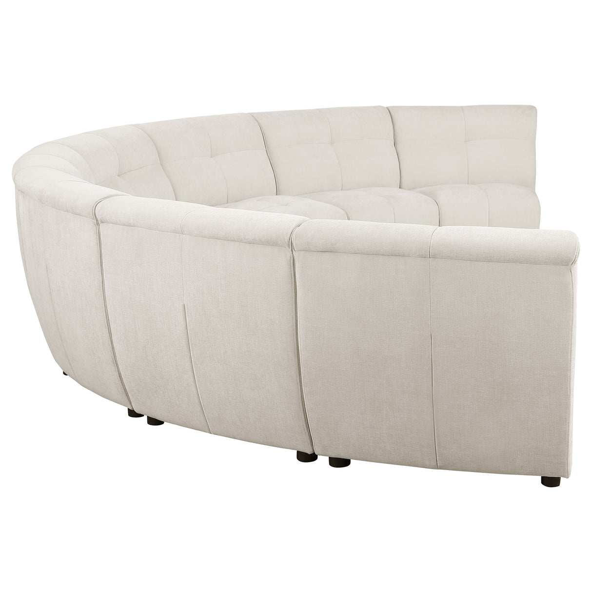 Charlotte Ivory 8-Piece Upholstered Modular Sectional Sofa