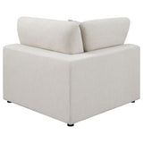 Serene Beige 4-Piece Upholstered Modular Sectional Sofa