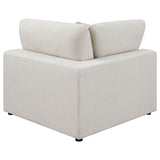 Serene Beige 5-Piece Upholstered Modular Sectional Sofa