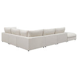 Serene Beige 6-Piece Upholstered Modular Sectional Sofa