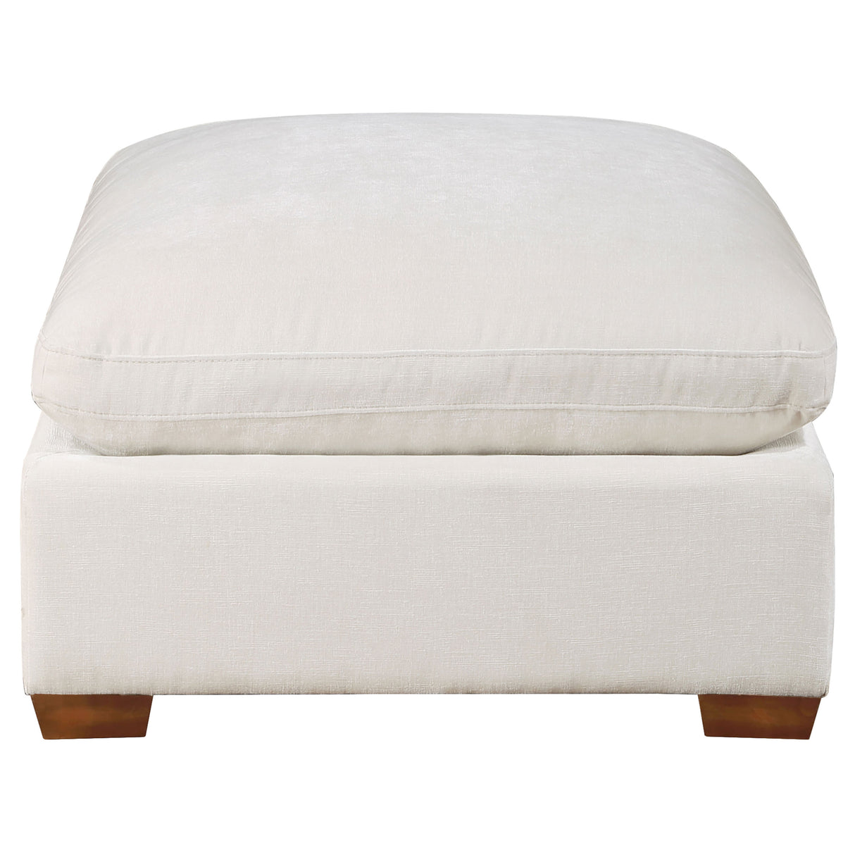 Lakeview Rectangular Upholstered Ottoman Ivory