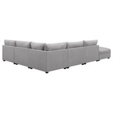 Cambria Grey 6-Piece Upholstered Modular Sectional Sofa