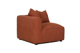 Jennifer Upholstered Corner Terracotta