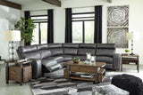 Samperstone 5-Piece Power Reclining Sectional