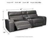 Samperstone 3-Piece Power Reclining Sectional Loveseat