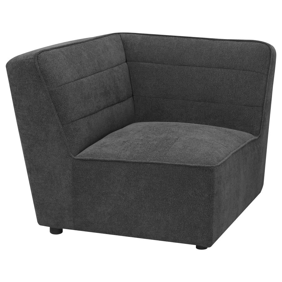 Sunny Dark Charcoal 6-Piece Upholstered Modular Sectional Sofa