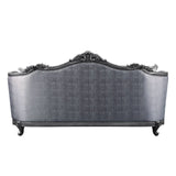 Ariadne Fabric & Platinum Finish Sofa