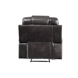 Braylon Magnetite Synthetic Leather Recliner