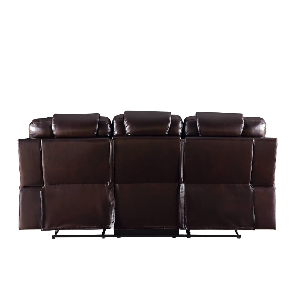 Braylon Brown Synthetic Leather Sofa