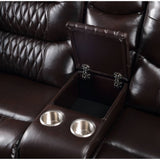 Braylon Brown Synthetic Leather Sofa