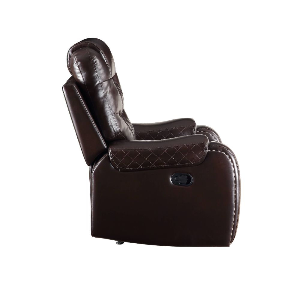 Braylon Brown Synthetic Leather Recliner