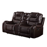 Braylon Brown Synthetic Leather Recliner