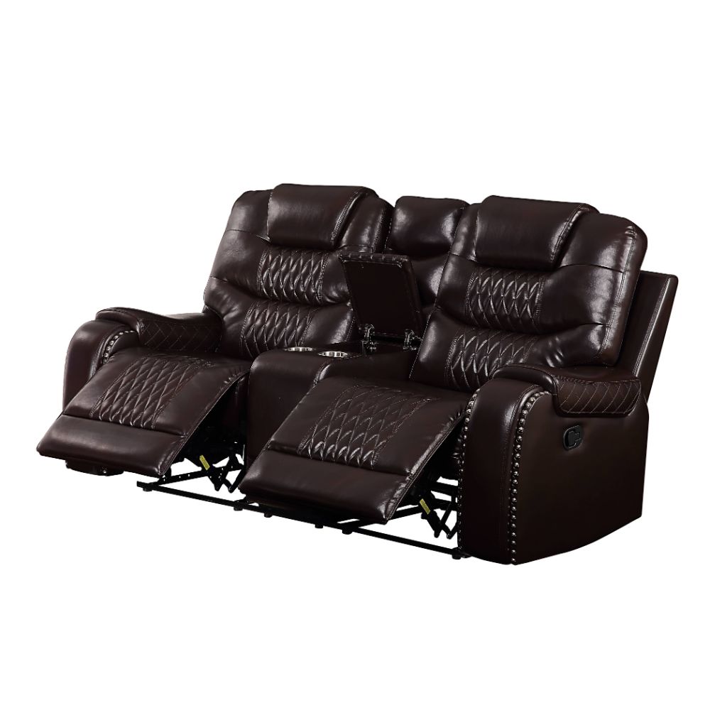 Braylon Brown Synthetic Leather Recliner