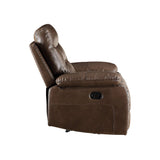 Aashi Brown Leather-Gel Match Sofa