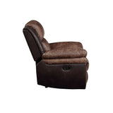 Jaylen Toffee & Espresso Polished Microfiber Recliner