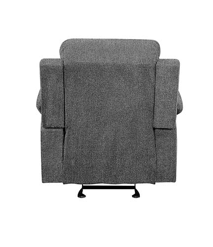 Kalen Gray Chenille Glider Recliner