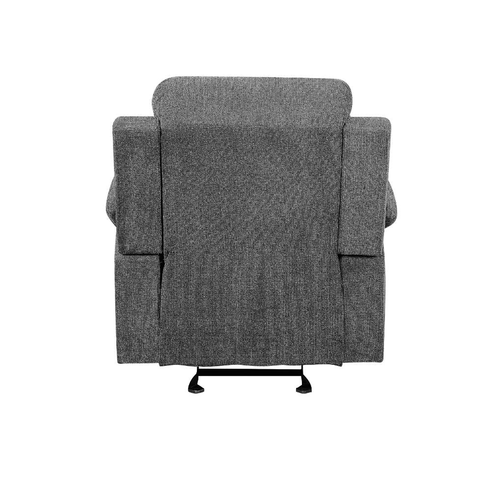 Kalen Gray Chenille Glider Recliner