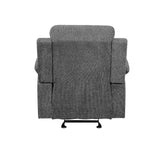 Kalen Gray Chenille Glider Recliner