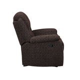 Madden Brown Chenille Glider Recliner