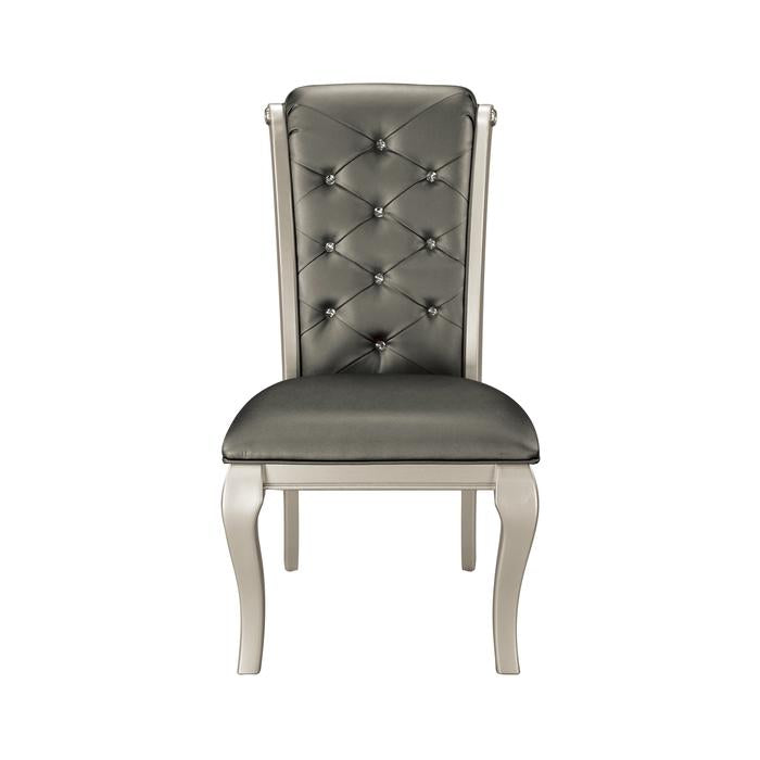 Crawford Silver Side Chair