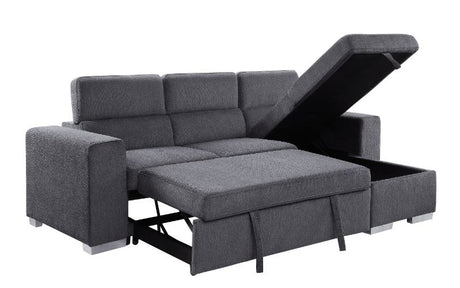 Natalie Gray Chenille Sectional Sofa