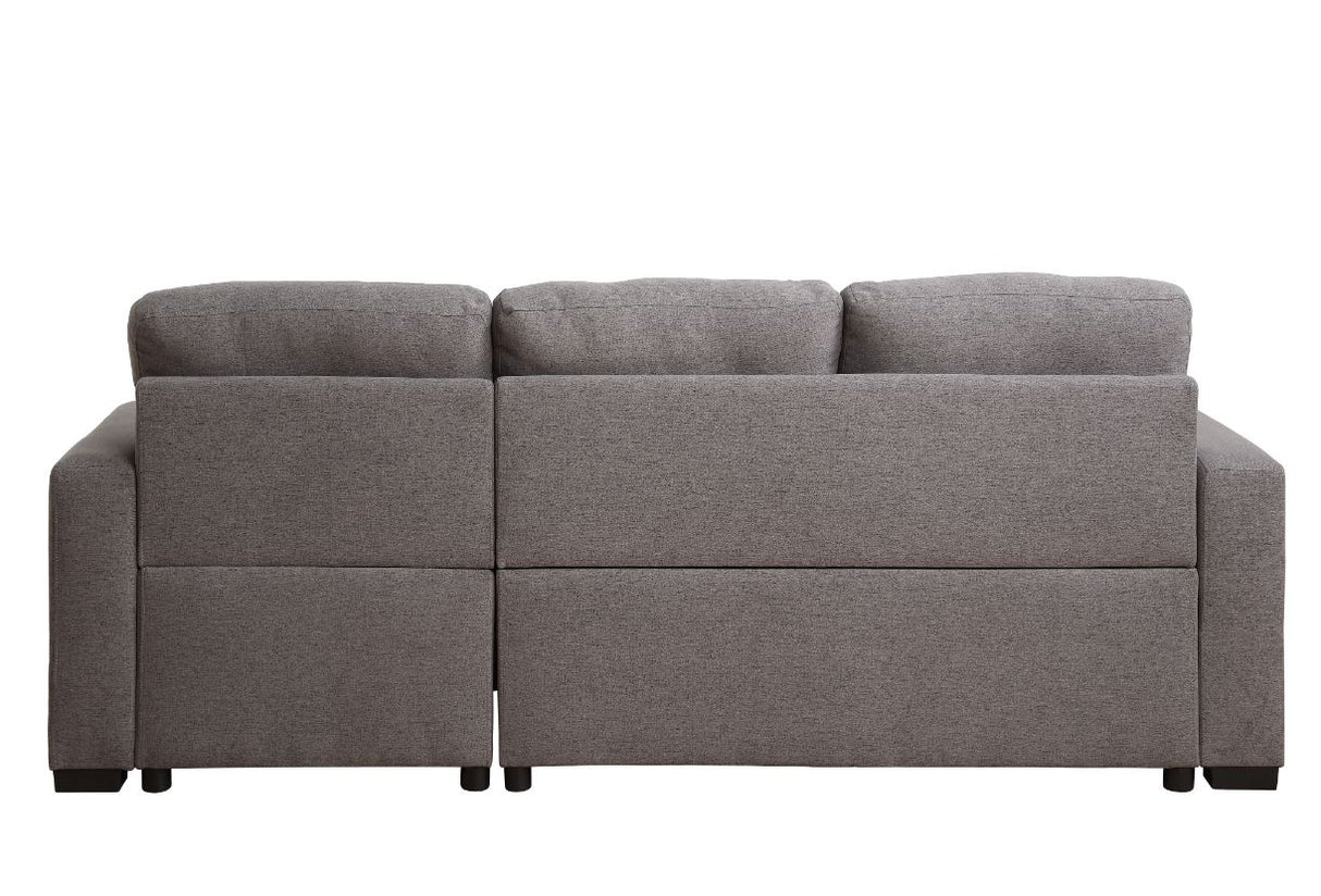 Chambord Gray Fabric Sectional Sofa