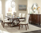 Oratorio Cherry Extendable Trestle Dining Room Set