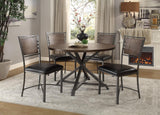 Fideo Brown Round Dining Room Set