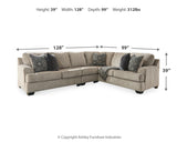 Bovarian 3-Piece Sectional with Ottoman