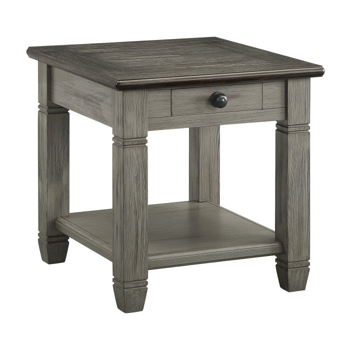 Granby Gray End Table