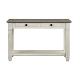 Granby Antique White Sofa Table