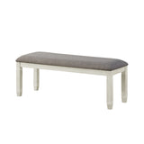 Granby Antique White Dining Bench