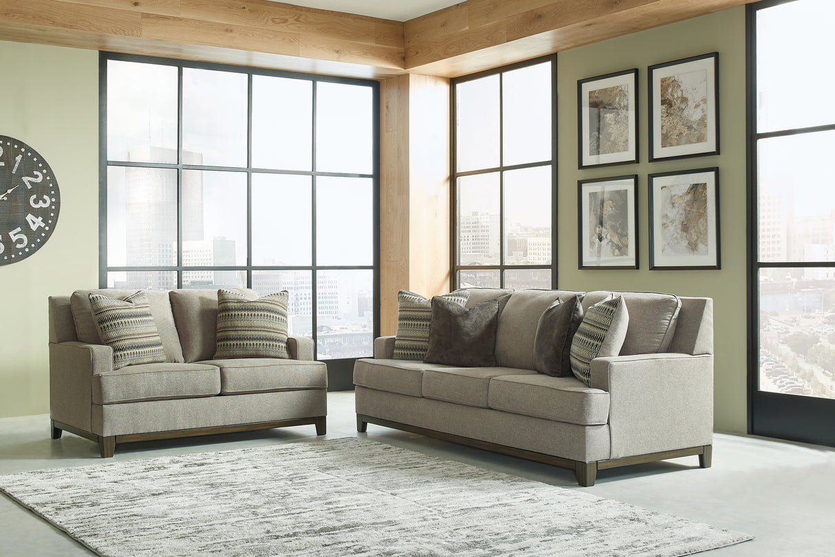 Kaywood Sofa and Loveseat