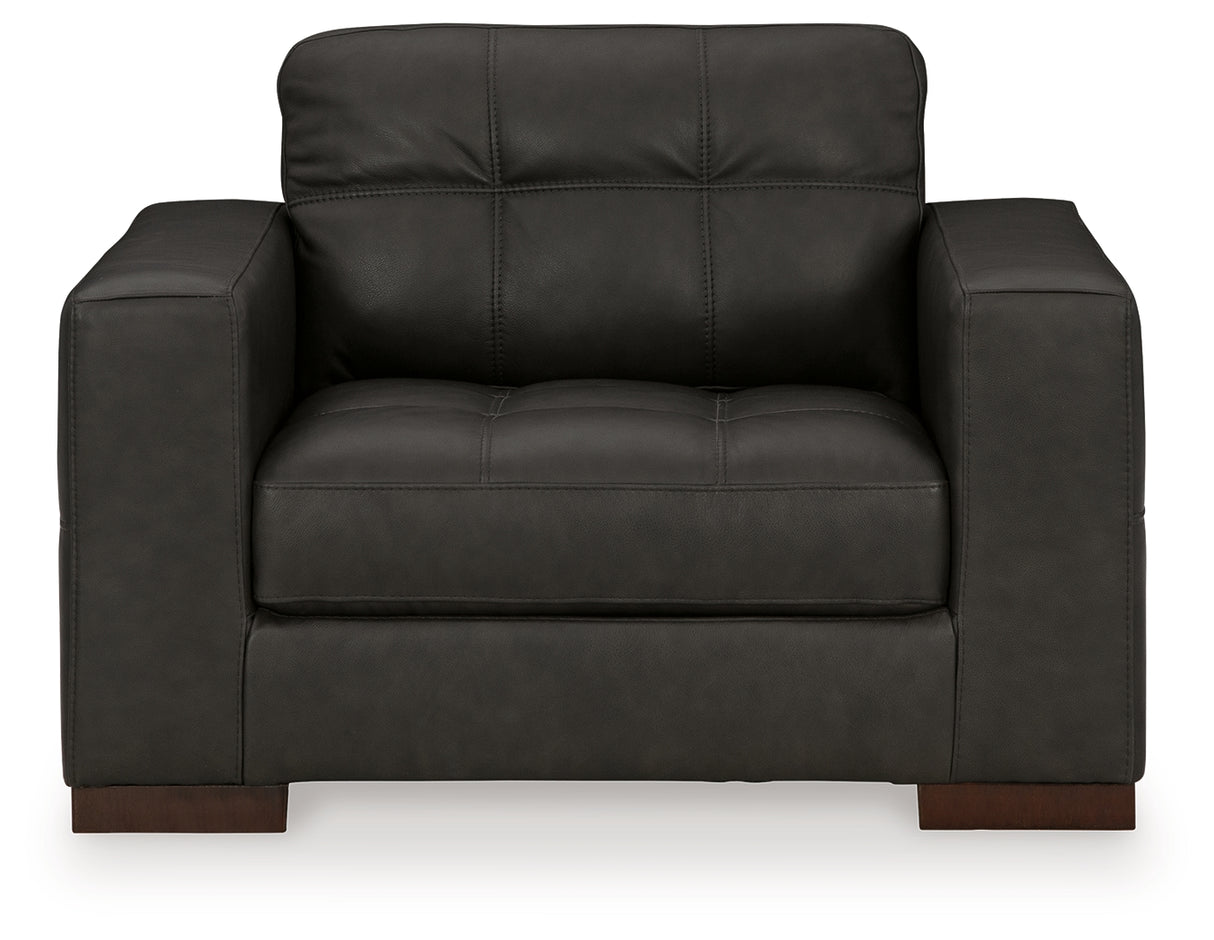 Luigi Oversized Chair and Ottoman