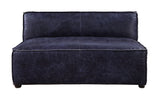 Birdie Vintage Blue Top Grain Leather Loveseat