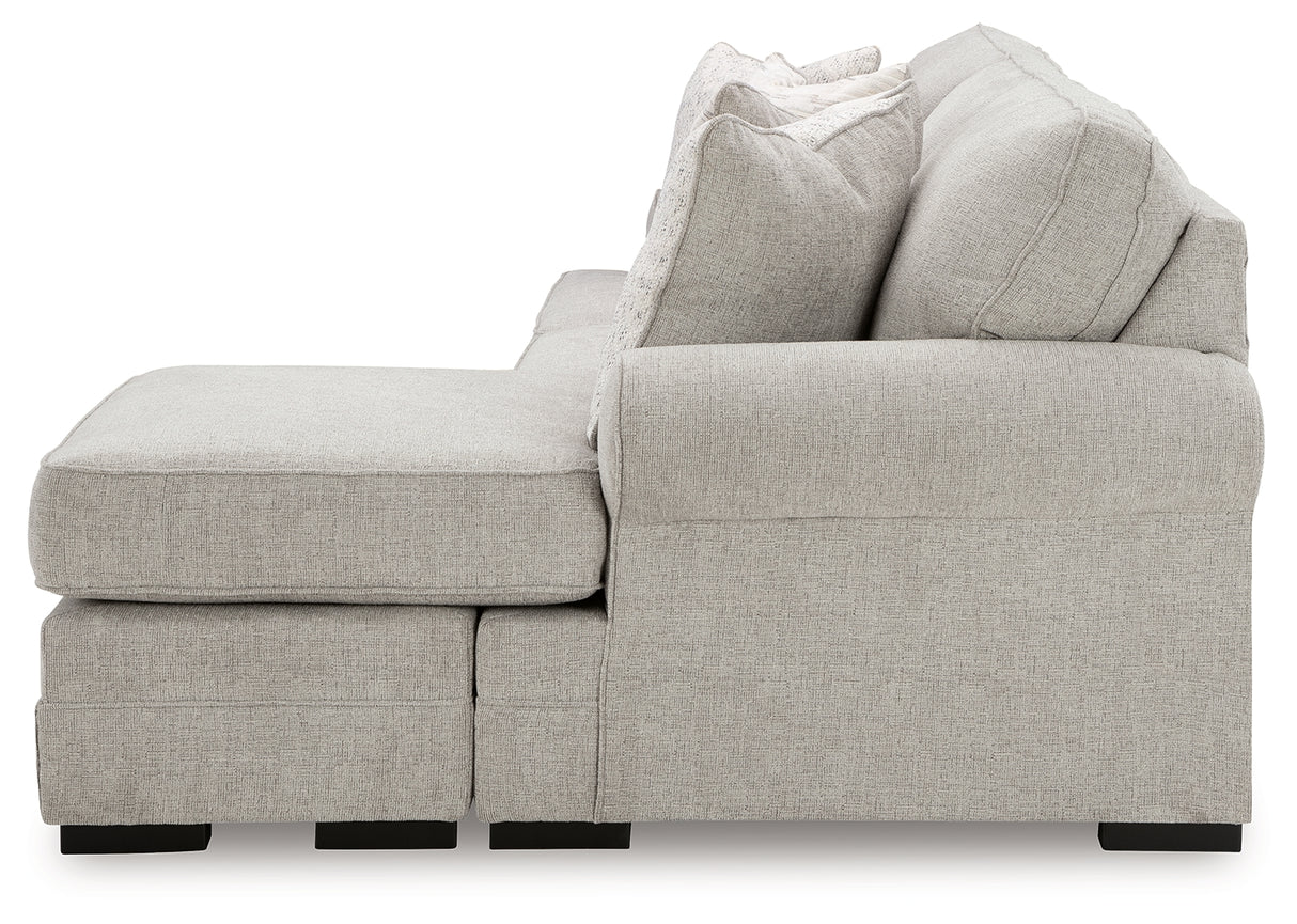 Eastonbridge Sofa Chaise, Oversized Chair, and Ottoman