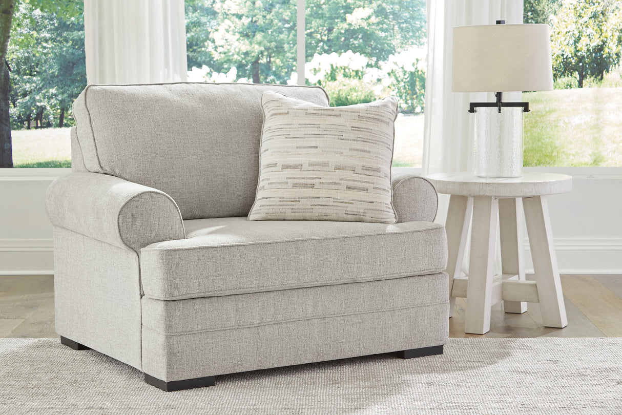 Eastonbridge Sofa Chaise, Oversized Chair, and Ottoman