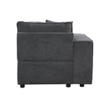 Silvester Gray Fabric Accent Chair